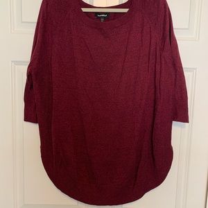 Pinkish/maroon knit sweater